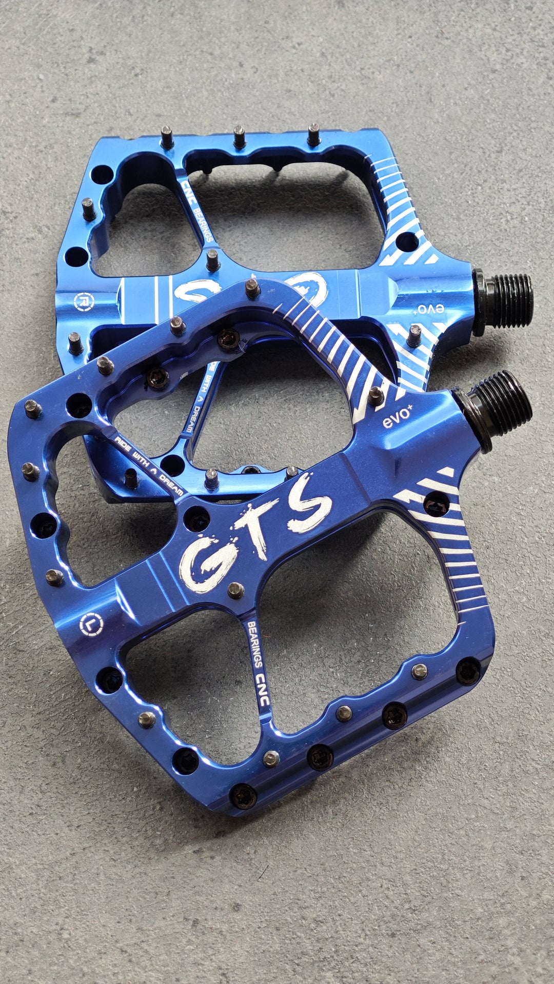 GTS evo+ Pedals (introductory price) in stock now!