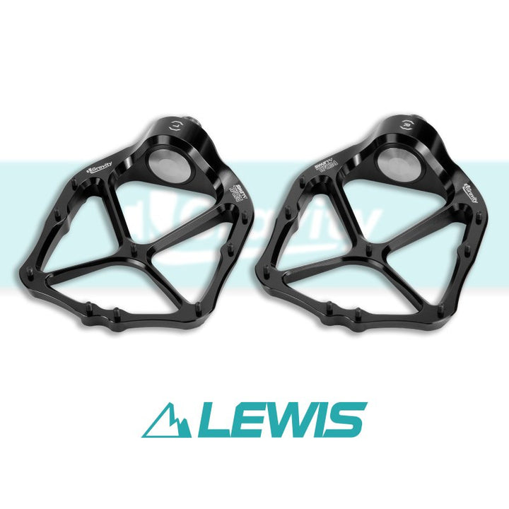 Lewis ALU Gravity Axle-less Drop Style Pedals