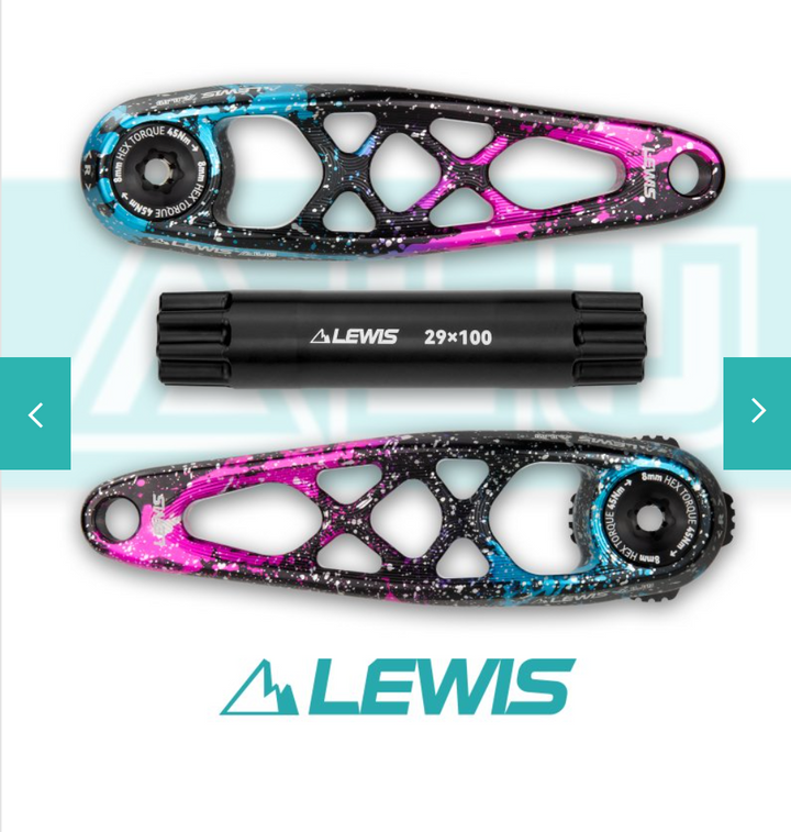 Lewis AL cranks. Available to order now.