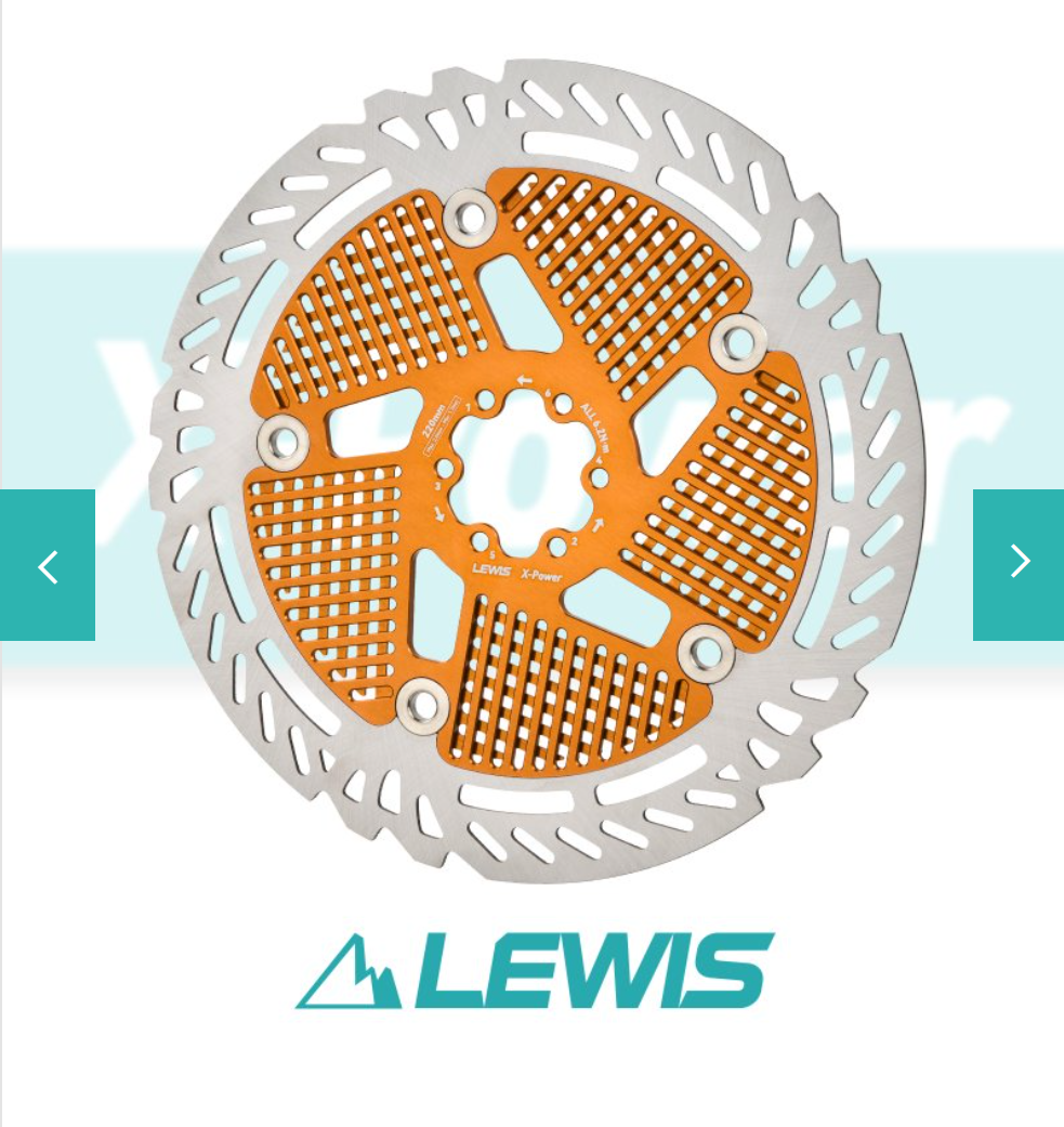 Lewis X-Power Disc Brake Floating Rotor. Available to order now!