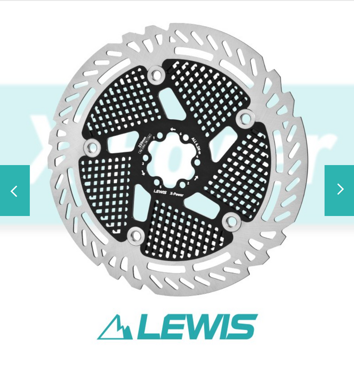 Lewis X-Power Disc Brake Floating Rotor. Available to order now!