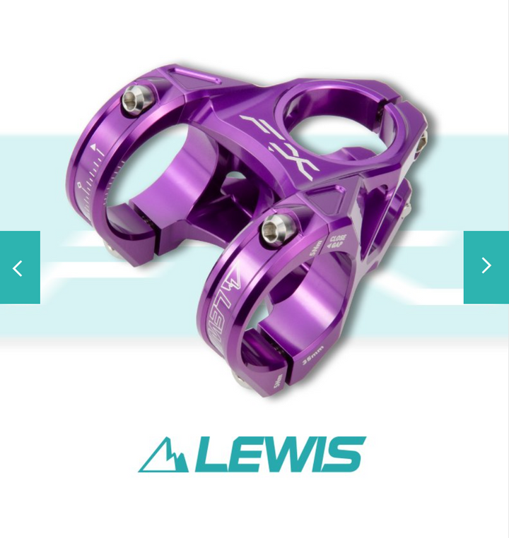 Lewis FX High Intensity Aluminum 2 Bolt Stem. Available to order now!