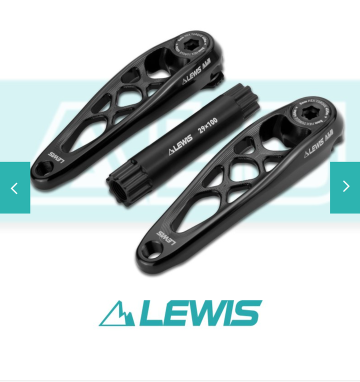 Lewis AL cranks. Available to order now.