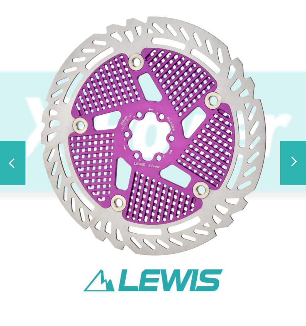 Lewis X-Power Disc Brake Floating Rotor. Available to order now!