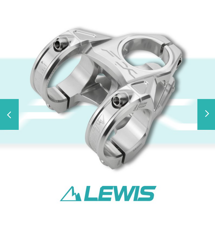 Lewis FX High Intensity Aluminum 2 Bolt Stem. Available to order now!